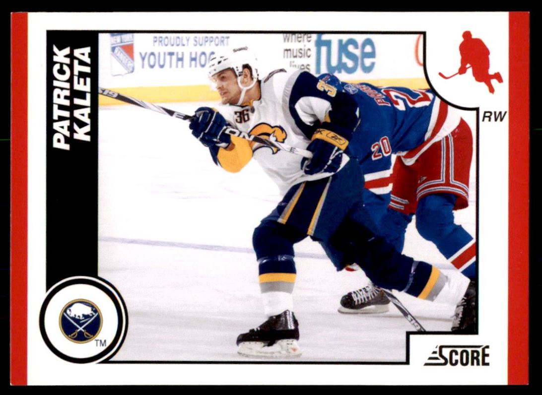 Hokejová karta Patrick Kaleta Score 2010-11 karta č.90