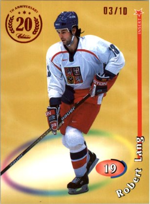 Hokejová karta Robert Lang OFS 2018-19 Série 1 20th Anniversary OFS 1998-99