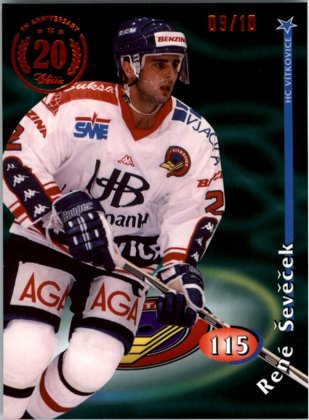 Hokejová karta René Ševěček  OFS 2018-19 Série 1 20th Anniversary OFS 1998-99