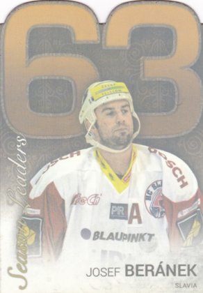 Hokejová karta Josef Beránek OFS 17/18 Statistics Die Cut /19