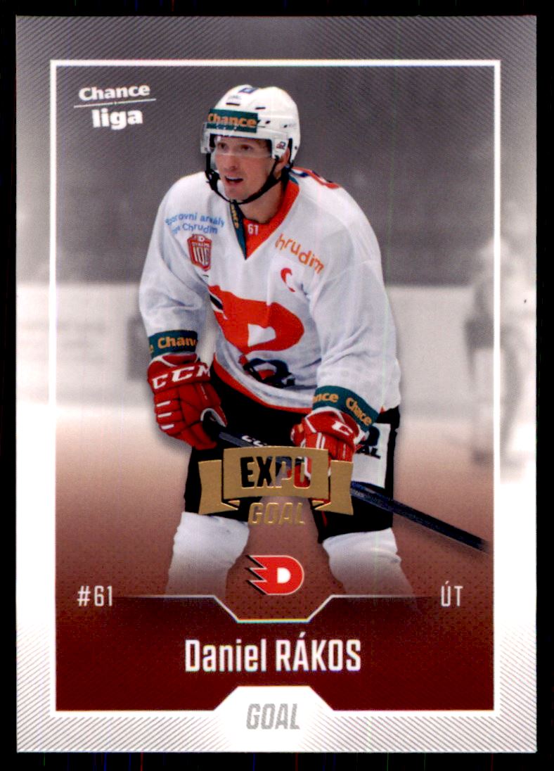 Hokejová karta Daniel Rákos Goal 2022-23 Expo řadová č. 155