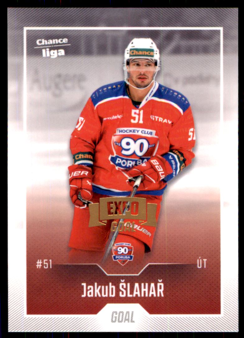 Hokejová karta Jakub Šlahař Goal 2022-23 Expo řadová č. 169