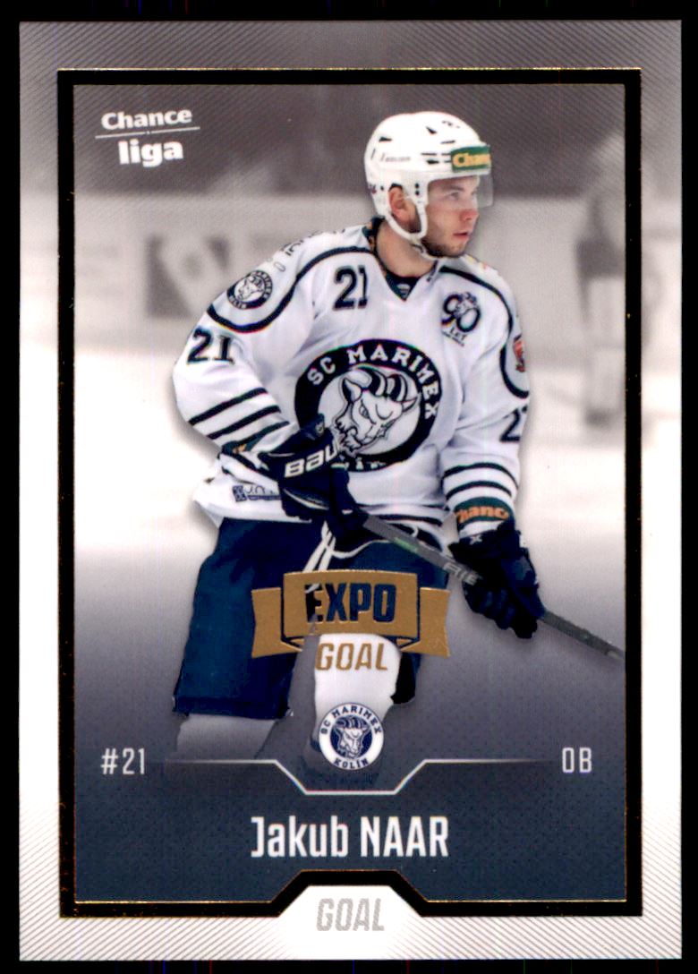 Hokejová karta Jakub Naar Goal 2022-23 Expo GOLD č. 121
