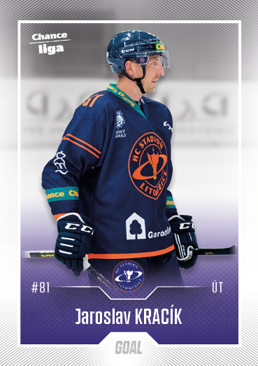 Hokejová karta Jaroslav Kracík Goal S1 2022-23 řadová č. 70