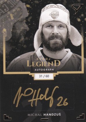 Michal Handzuš Tipsport Liga Winter Classic Súboj Legiend Autograph 31/60