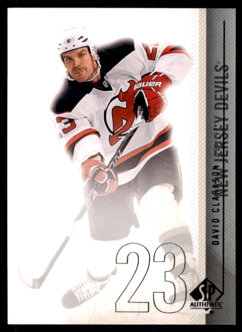 Hokejová karta David Clarkson SP Authentic 2010-11 řadová č.103