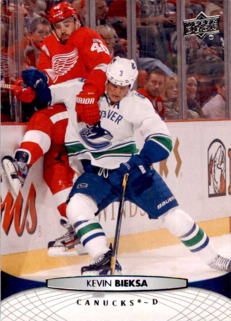 Hokejová karta Kevin Bieksa UD Series 2 2011-12 řadová č.271
