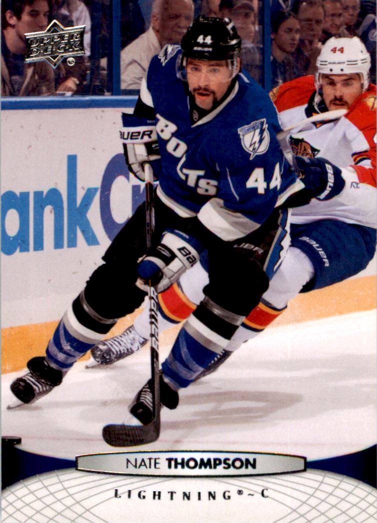 Hokejová karta Nate Thompson UD Series 2 2011-12 řadová č.284