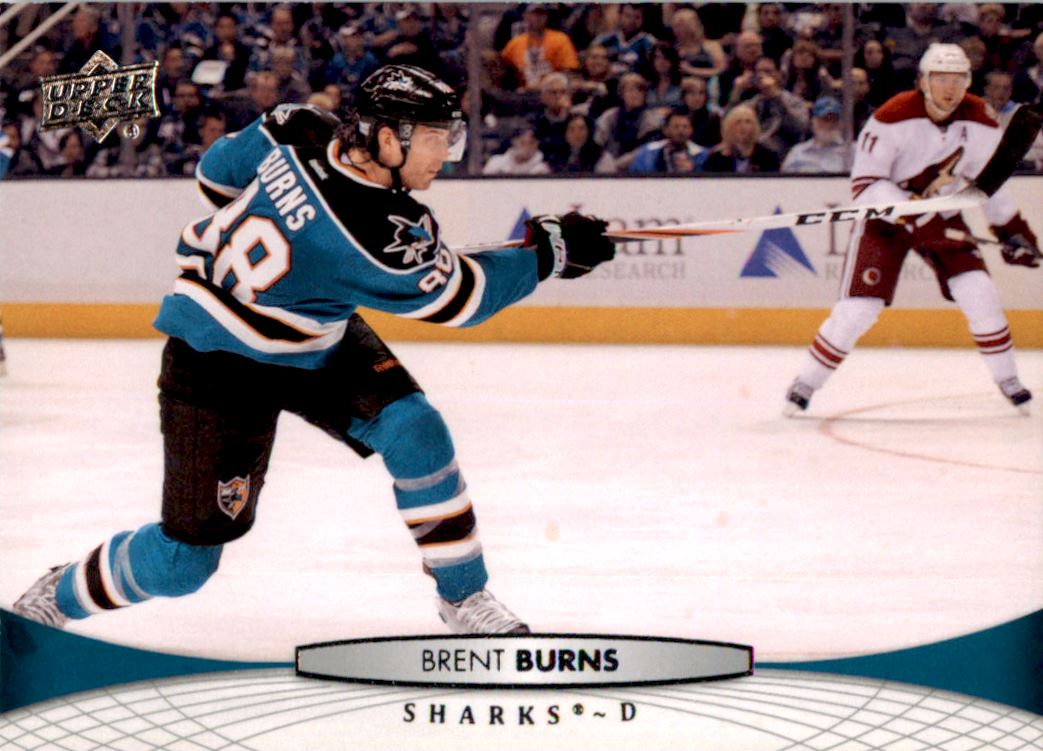 Hokejová karta Brent Burns UD Series 2 2011-12 řadová č.297