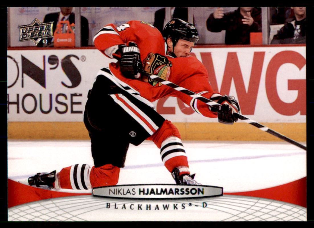 Hokejová karta Niklas Hjalmarsson UD Series 2 2011-12 řadová č.414