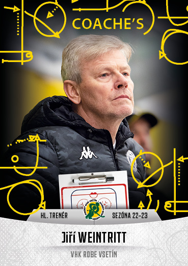 Hokejová karta Jiří Weintritt Goal S2 2022-23 Coache's č. 26