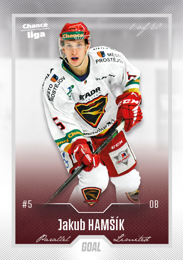 Hokejová karta Jakub Hamšík Goal Cards 2022-23 Série 2 Silver karta č.247