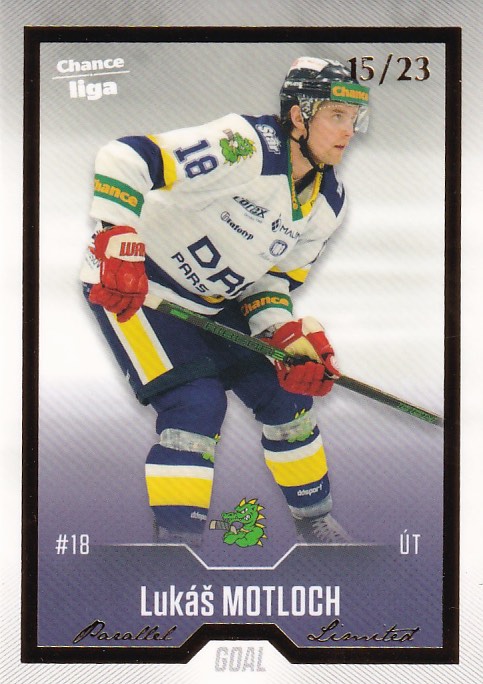 Hokejová karta Lukáš Motloch Cards 2022-23 Série 2 Gold č.377