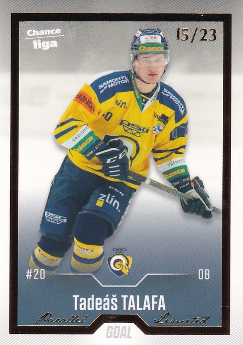 Hokejová karta Tadeáš TalafaCards 2022-23 Série 2 Gold č.388