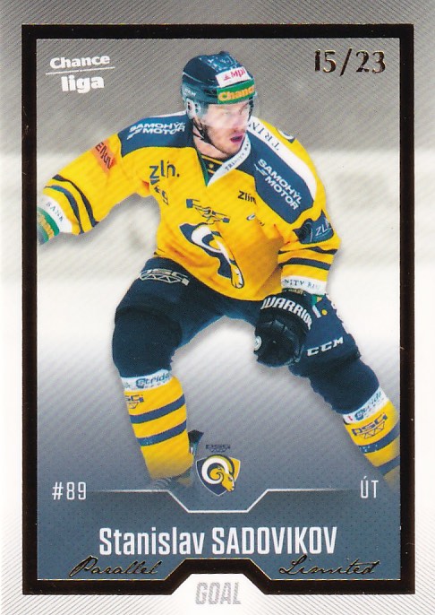 Hokejová karta Stanislav Sadovikov Cards 2022-23 Série 2 Gold č.399