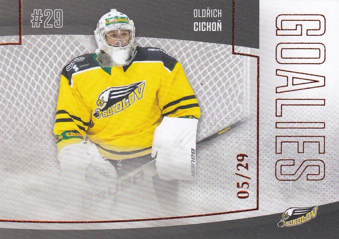 Hokejová karta Oldřich Cichoň Goal S2 2022-23 Goalies 05/29 č. 21