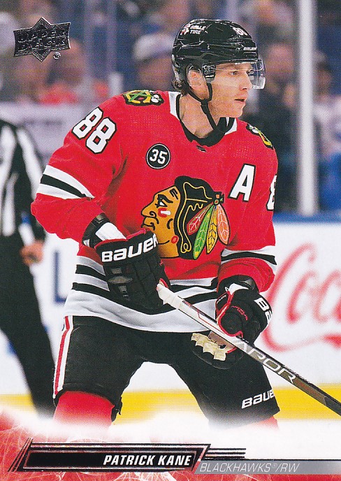 Hokejová karta Patrick Kane UD S2 2022-23 řadová č. 290