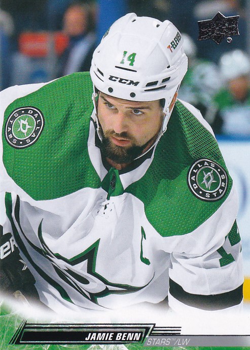 Hokejová karta Jamie Benn UD S2 2022-23 řadová č. 308
