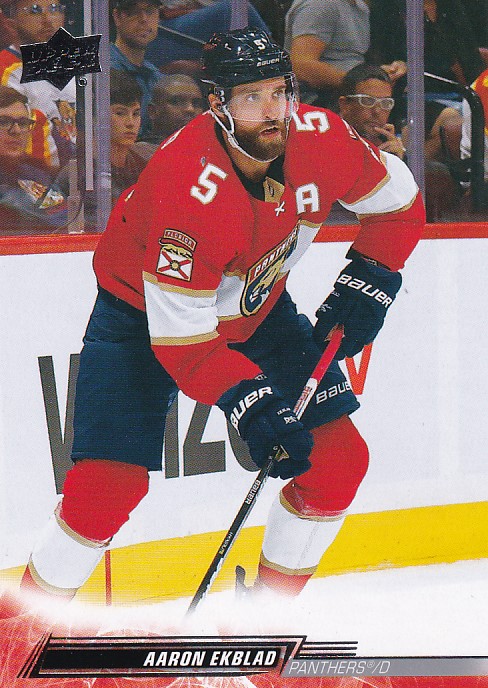 Hokejová karta Aaron Ekblad UD S2 2022-23 řadová č. 328