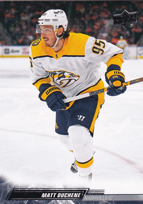 Hokejová karta Matt Duchene UD S2 2022-23 řadová č. 353