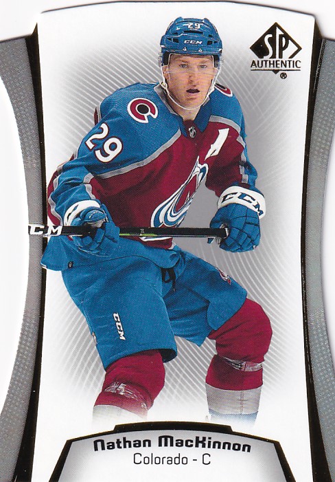 Hokejová karta Nathan MacKinnon UD SP Authentic 2021-22 Die-Cut č. DC-5