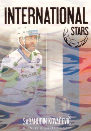 Hokejová karta Sabahudin Kovačevič OFS 2018-19 Série 2 Int. Stars Ice Water