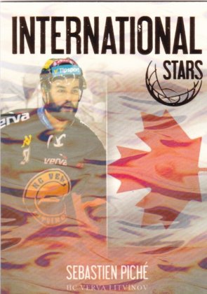 Hokejová karta Sebastian Piché OFS 2018-19 Série 2 Int. Stars Ice Water