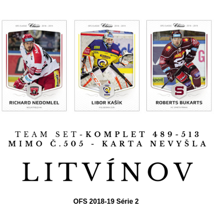 Komplet Base Set LITVÍNOV OFS 2018-19 Série 2 