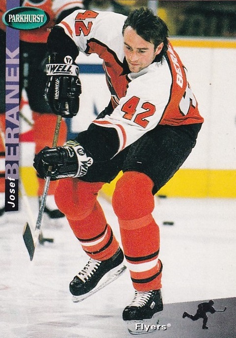 Hokejová karta Josef Beránek Parkhurst 1994-95 řadová č. 166