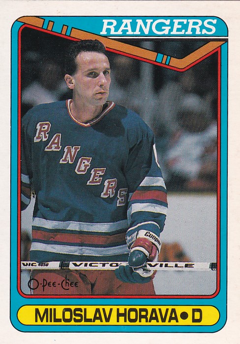 Hokejová karta Miloslav Hořava O-Pee-Chee 1990-91 řadová č. 337