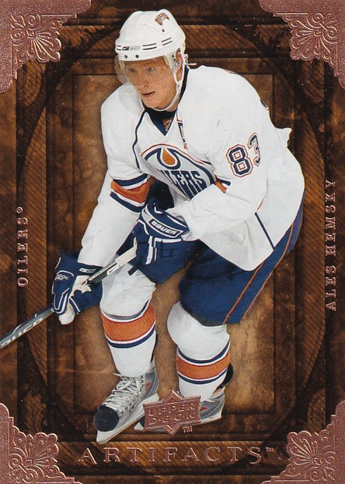 Hokejová karta Aleš Hemský UD Artifacts 2008-09 řadová č. 60