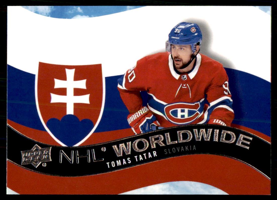 Hokejová karta Tomáš Tatar UD S1 2020-21 NHL Worldwide č. WW-28