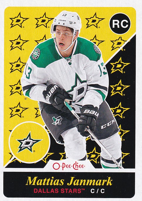 Hokejová karta Mattias Janmark OPC 2015-16 Retro Rookie č. U30