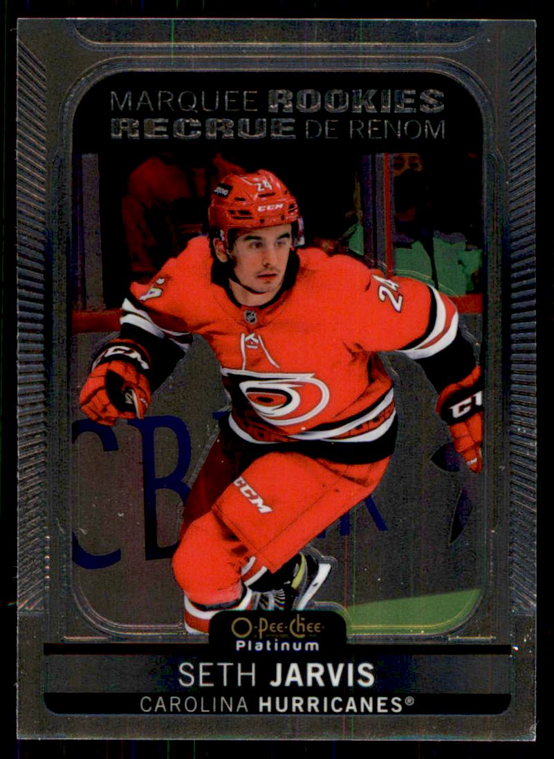 Hokejová karta Seth Jarvis OPC Platinum 2021-22 Marquee Rookies č. 284