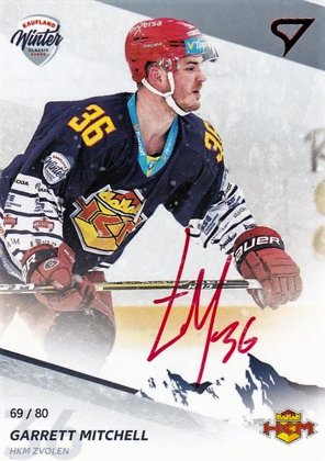 Garrett Mitchell Winter Classic Autograph Tipsport Liga 2018-19 W.C. 69/80