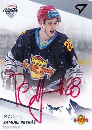Samuel Petráš Winter Classic Autograph Tipsport Liga 2018-19 W.C. 64/80