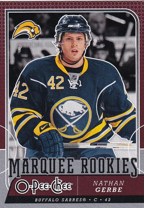 Hokejová karta Nathan Gerbe OPC 2008-09 Marquee Rookies č. 716