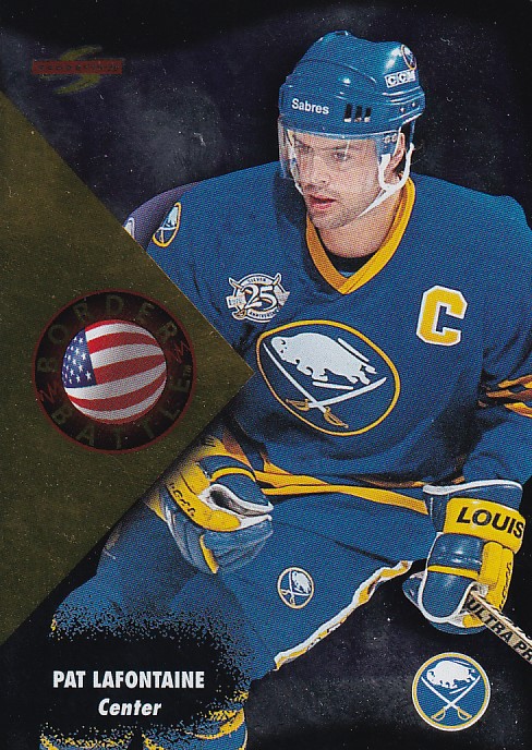 Hokejová karta Pat Lafontaine Pinnacle 1994-95 Border Battle č. 7 of 15