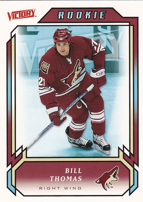 Hokejová karta Bill Thomas UD Victory 2006-07 Rookie č. 222