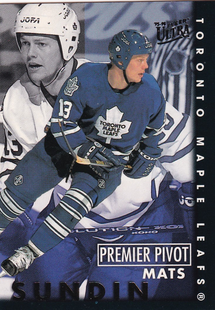 Hokejová karta Mats Sundin Fleer Ultra Extra 1995-96 Premier Pivot č. 9 of 10