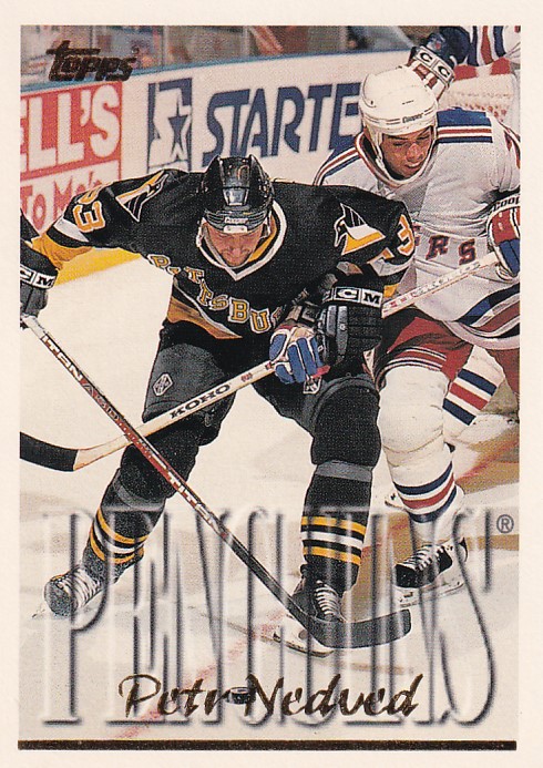 Hokejová karta Petr Nedvěd Topps 1995-96 řadová č. 304