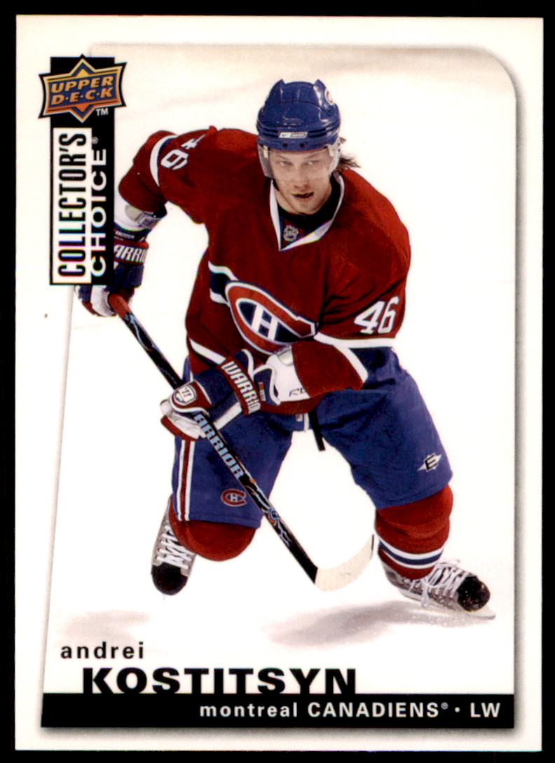 Hokejová karta Andrei Kostitsyn UD Collector's choice 2008-09 řadová č.10
