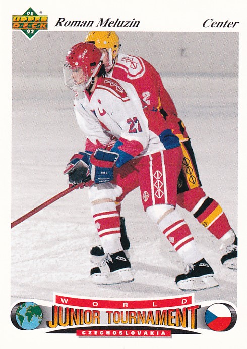 Hokejová karta Roman Meluzín Upper Deck 1991-92 Československo č. 94