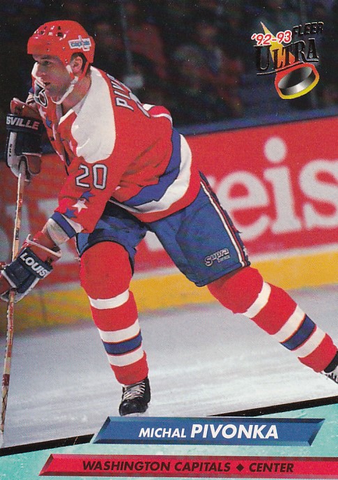 Hokejová karta Michal Pivoňka Fleer Ultra 1992-93 řadová č. 237