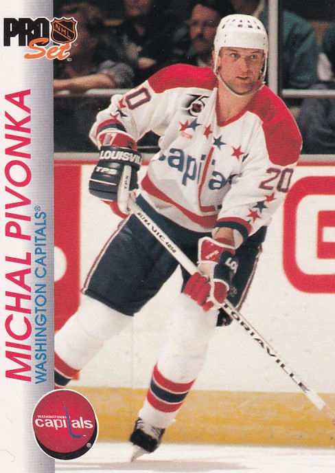 Hokejová karta Michal Pivoňka ProSet 1992-93 řadová č. 201