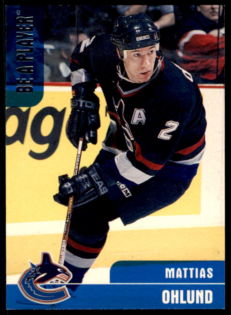 Hokejová karta Mattias Ohlund Be a player (BAP) 1999-00 řadová č.19