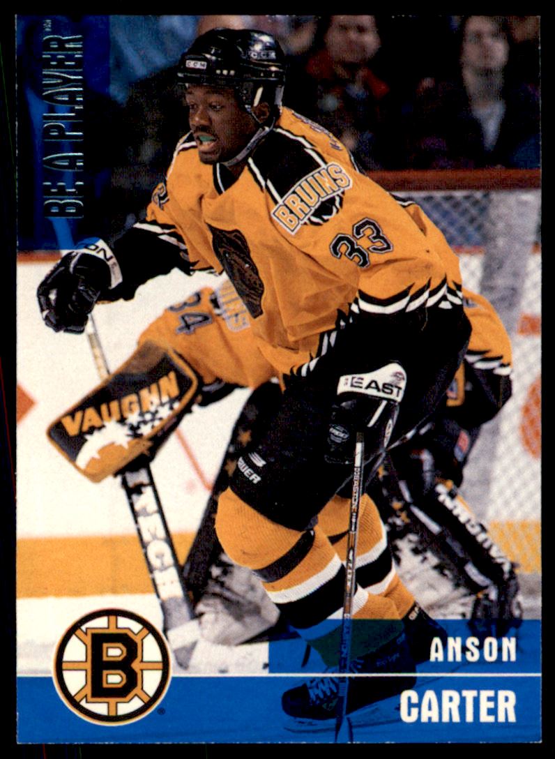 Hokejová karta Anson Carter Be a player (BAP) 1999-00 řadová č.26