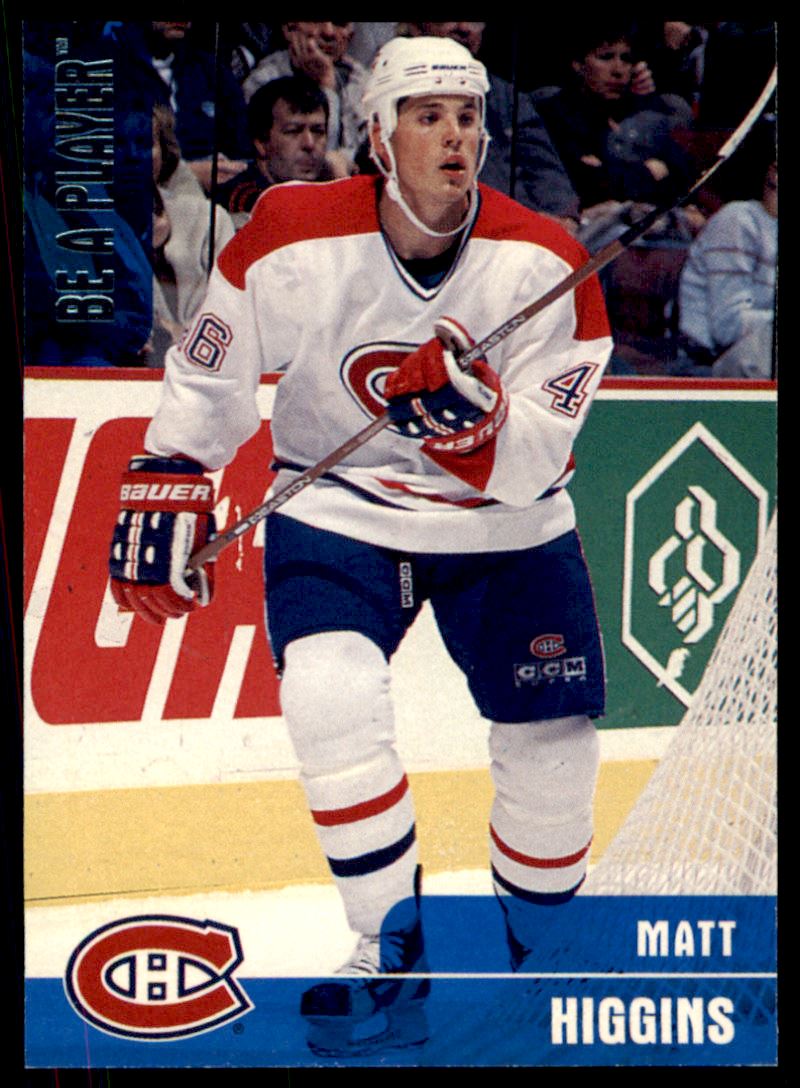 Hokejová karta Matt Higgins Be a player (BAP) 1999-00 řadová č.36