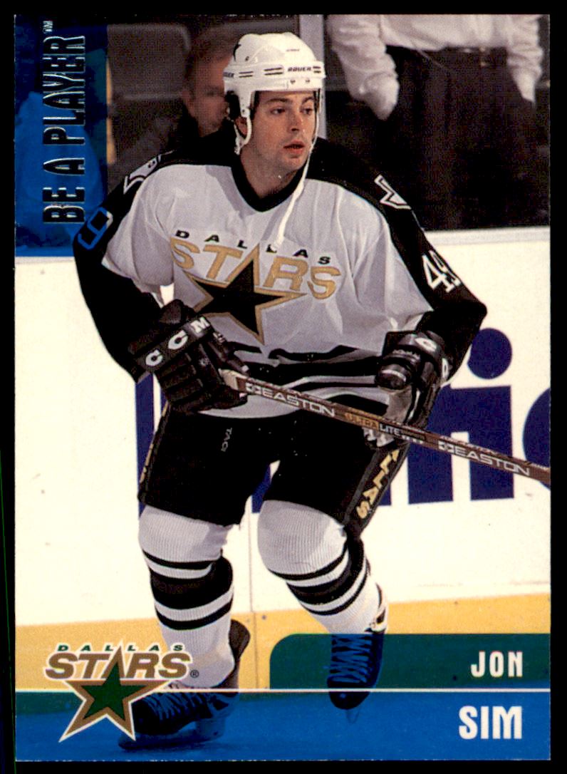 Hokejová karta Jon Sim Be a player (BAP) 1999-00 řadová č.65