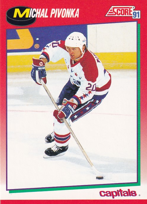 Hokejová karta Michal Pivoňka Score 1991-92 řadová č. 193